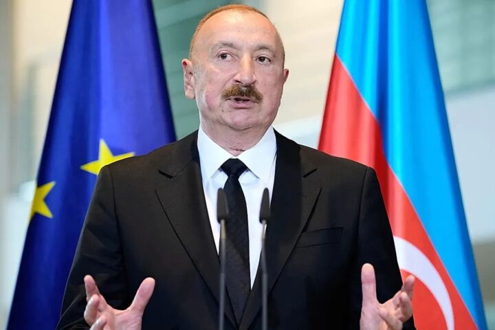 Aliyev Says Former Russian and German Officials Held Possible Ukraine Talks in Baku