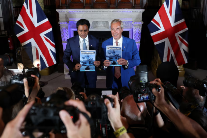 Farage Pitches Channel Naval Push to Halt Small-Boat Arrivals