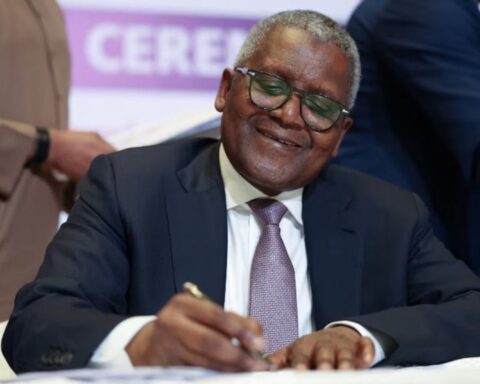 dangote refinery listing net worth surge