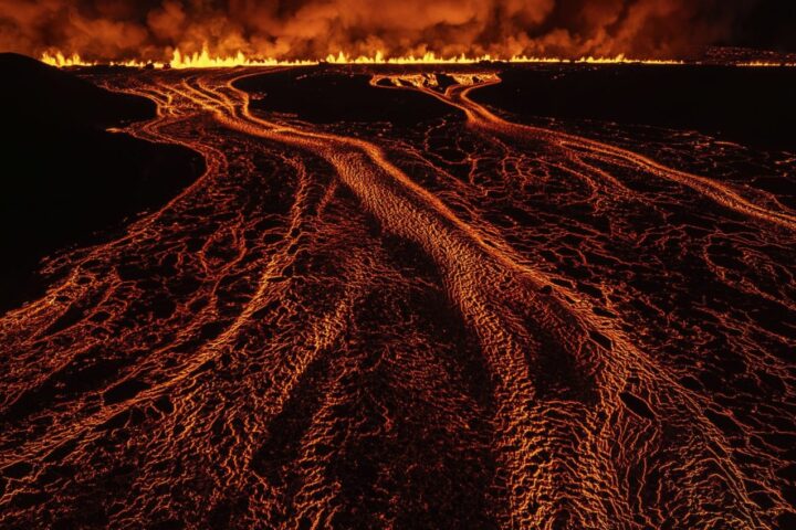 Reykjavík Photographer Marco Di Marco Wins Siena Award With Drone Image of Icelandic Lava