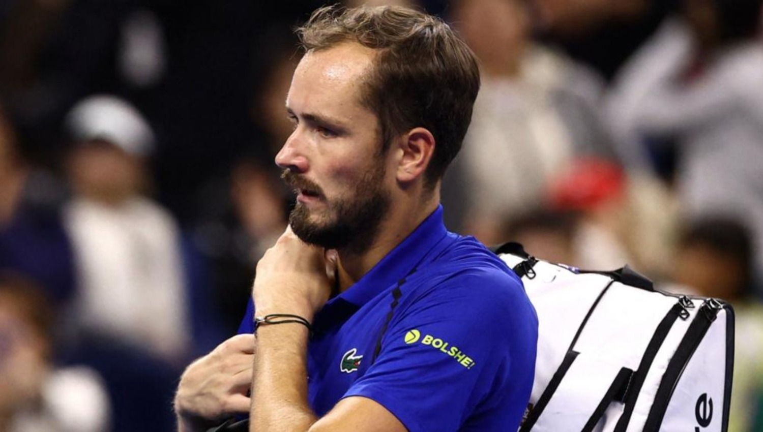 medvedev disqualified china open djokovic spectator